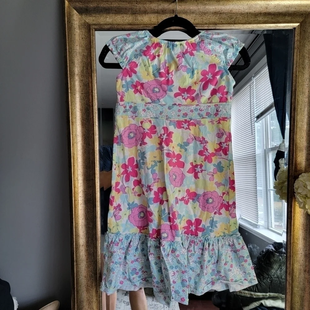 Hanna Andersson girls floral dress 130